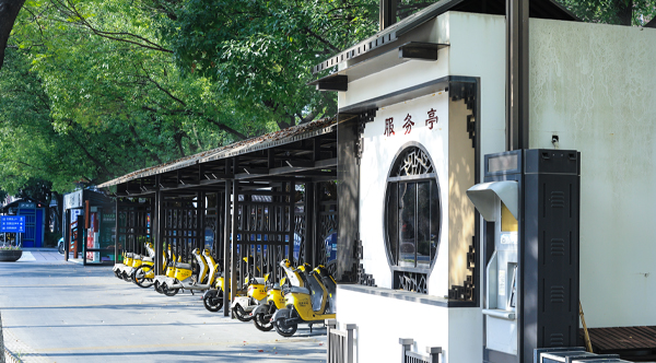 乌镇公共停车棚+服务亭